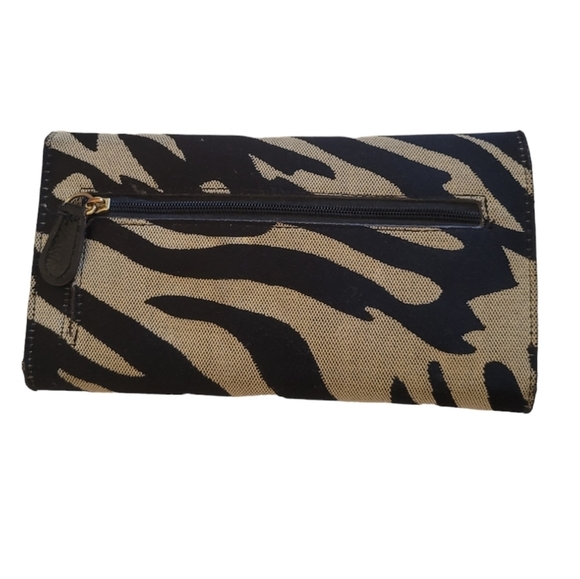 Anne Klein Vintage Animal Print Patent Leather‎ Wallet - Picture 3 of 4